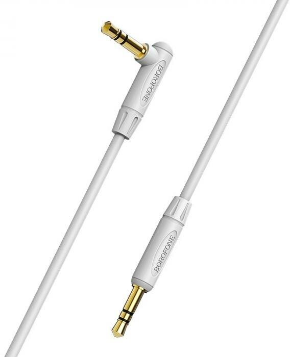 фото Аудиокабель BOROFONE BL4 AUX, 2.0м, серый