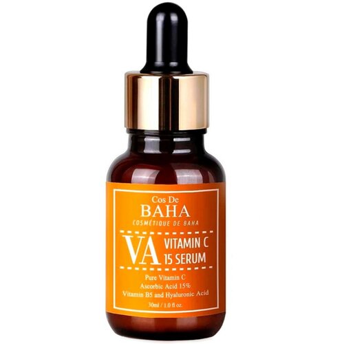 COS DE BAHA Корейская сыворотка осветляющая с витамином С - Cos De BAHA VA VITAMIN C 15% ASCORBIC ACID - 30 ml