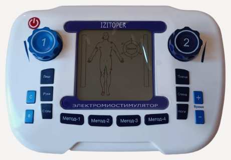 Изображение товара Электромиостимулятор IZITOPER AS-305C/Миостимулятор для мышц/Массажёр для тела/Тренажёр для пресса, живота, рук и ног