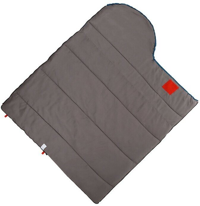 Спальный мешок maclay camping comfort summer, одеяло, 2 слоя, правый, 220х90 см, +10/+25°С