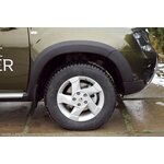 Autofamily Расширители колесных арок (вынос 2,5мм) для Renault Duster I рестайлинг 2015-2020, шагрень / Рено Дастер - изображение