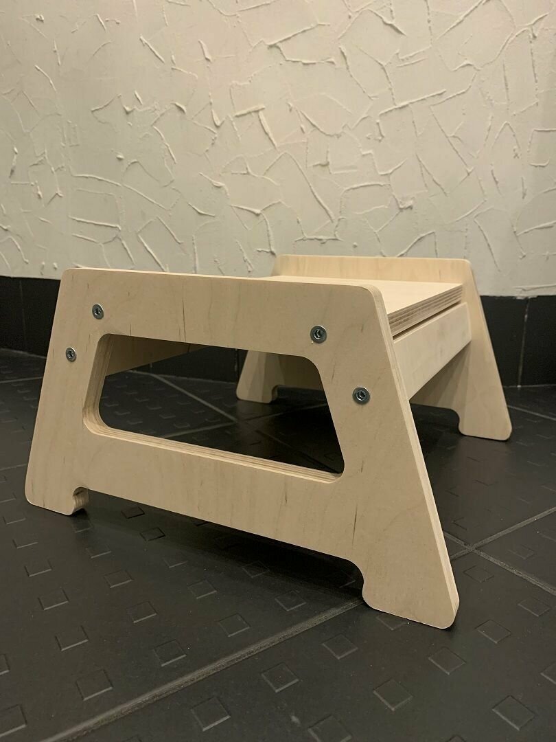 Подставка для ног детская деревянная, ступенька для ванной, унитаза для пожилых, до 180 кг