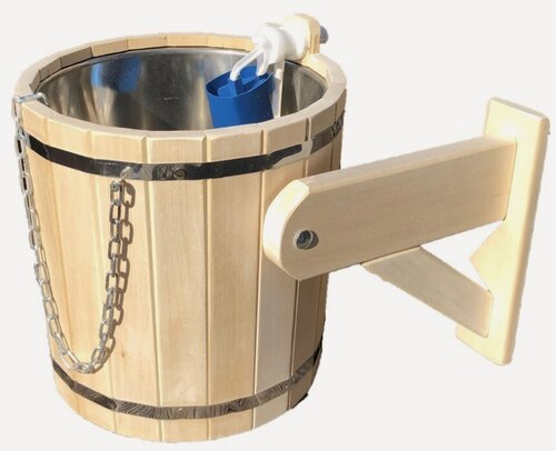 Изображение товара Обливное устройство 15 л нержавейка белое