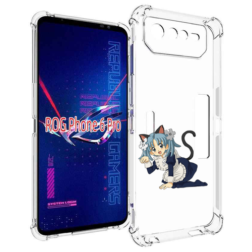 Чехол MyPads аниме3 для Asus ROG Phone 6 Pro задняя-панель-накладка-бампер
