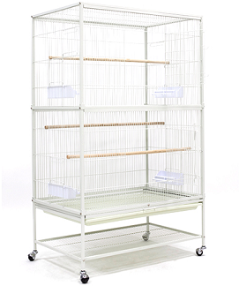 Вольер Golden cage A33 для птиц разных видов, размер 79х52х130,5 см. Цвет черный.