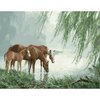 Картина по номерам 000 Hobby Home Лошади на водопое 40х50 - изображение
