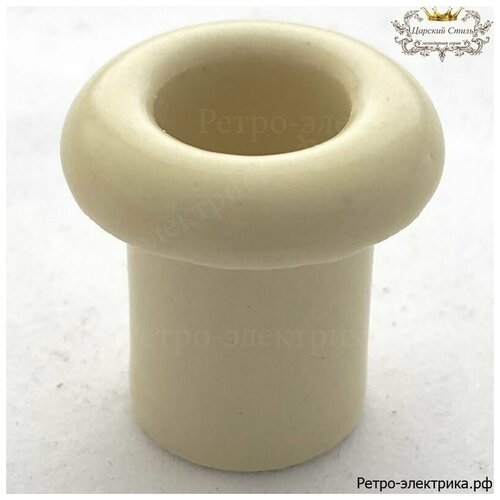 Втулка межстеновая керамическая 25х25, цвет слоновая кость ,20 шт