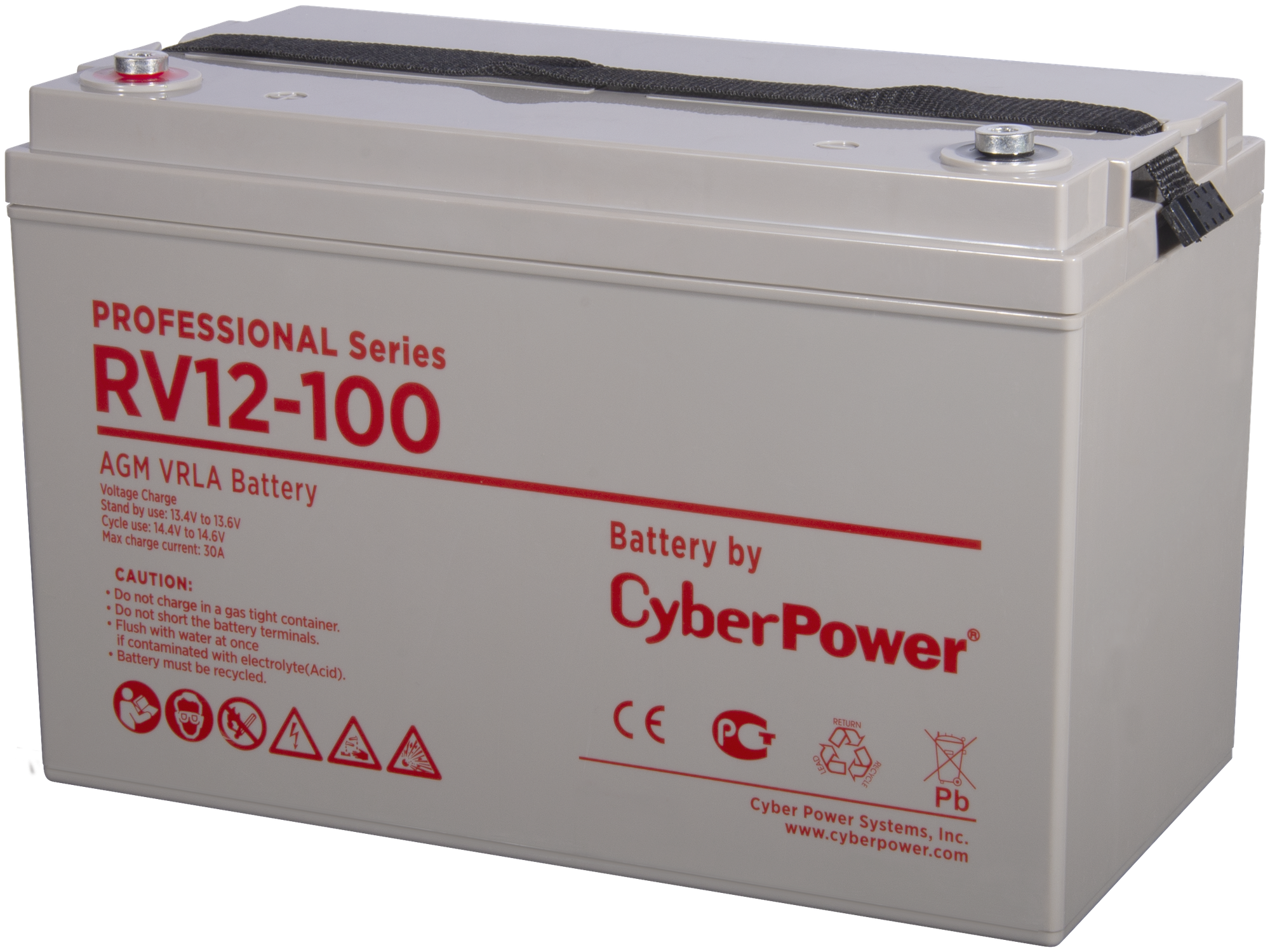 CyberPower Аккумуляторная батарея RV 12-100 / 12 В 100 Ач .