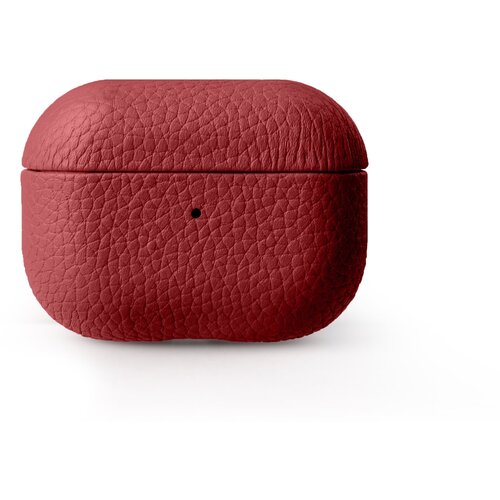 Кожаный чехол Melkco Origin Series Snap Cover для наушников Apple AirPods Pro 2, красный