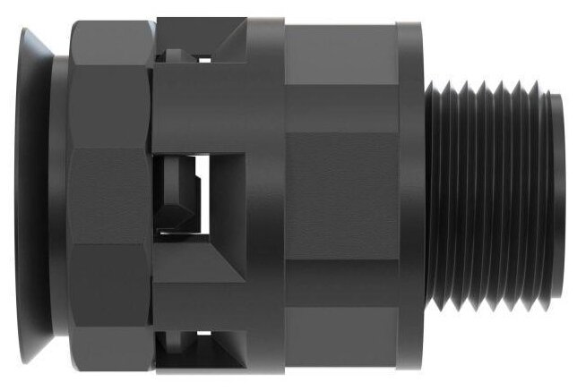 Переходник труба-коробка DN 17мм М20х1.5 полиамид черн. IP66 DKC PAM17M20N (1 шт.)