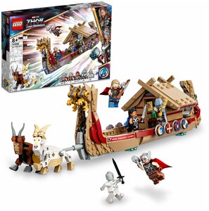 Конструктор LEGO Marvel Super Heroes The Goat Boat. Супергерои Козья лодка. Лего 76208