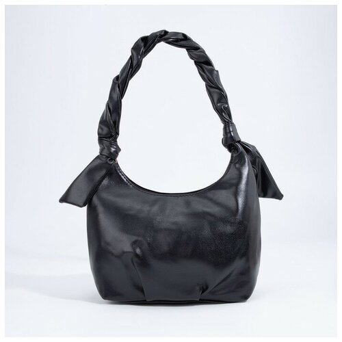 фото Сумка багет сима-ленд, черный, желтый сима-лэнд