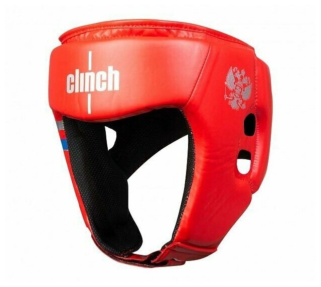 C112 Шлем боксерский Clinch Olimp красный (M)