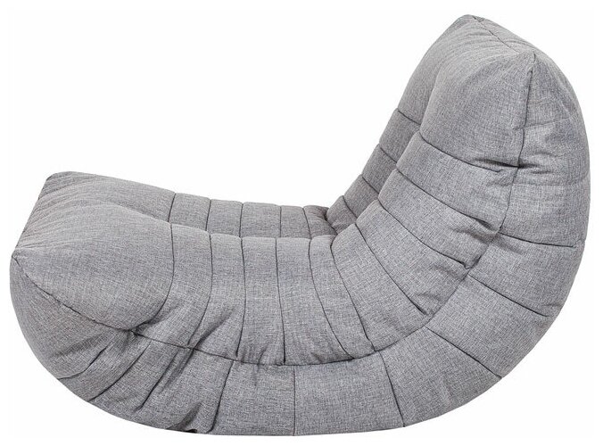 Папа пуф Бескаркасное кресло Cocoon Chair Grey (серый) - фотография № 3