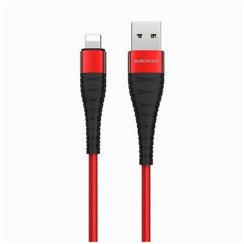 Кабель USB - Apple lightning Borofone BX32 Munificent 100 см , Красный кабель usb micro usb borofone bx32 munificent 100 см красный