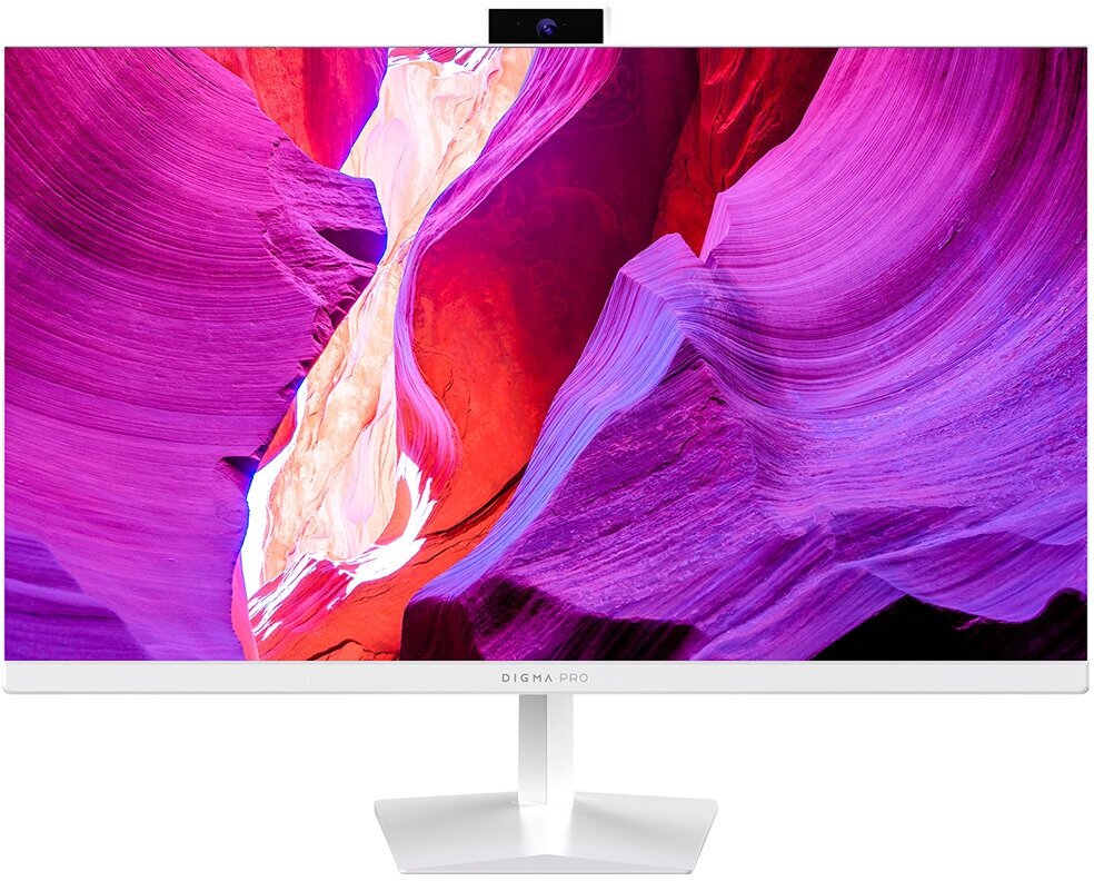 Моноблок Digma PRO AiO 27i 27" 2K i7 1165G7 (2.8) 16Gb SSD512Gb Iris Xe Windows 11 Professional GbitEth WiFi BT 90W клавиатура мышь Cam белый 2560x1440