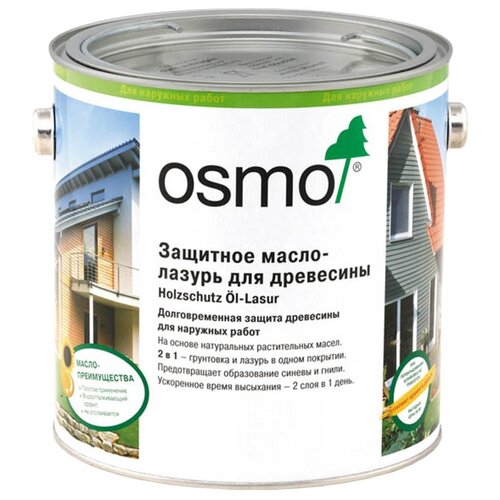 Масло OSMO Holzschutz Öl-Lasur, 700 сосна, 2.5 л, 4 шт.