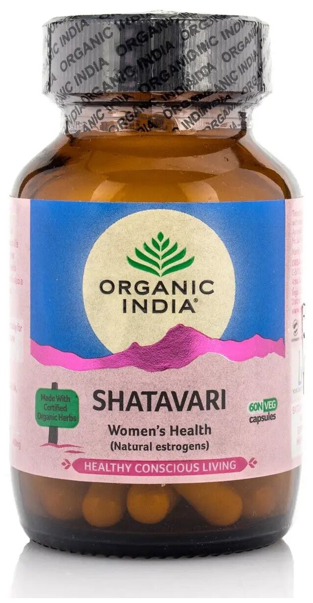 Шатавари Органик Индия (Shatavari Organic India) 60 капсул