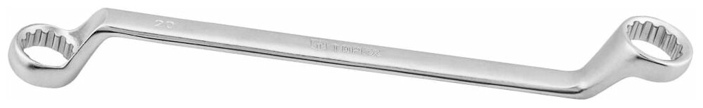 TOPEX Ключ накидной изогнутый, 20x22 мм 35D817
