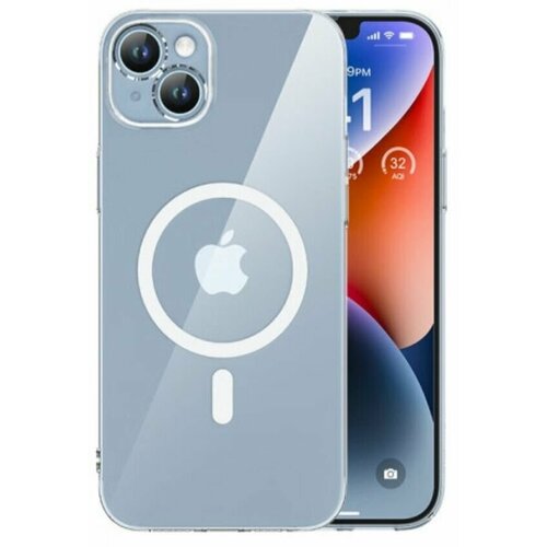 Чехол для смартфона с MagSafe Memumi Crystal Series Magnetic Case для iPhone 14 Plus 6.7" - Прозрачный (AFC22421A)