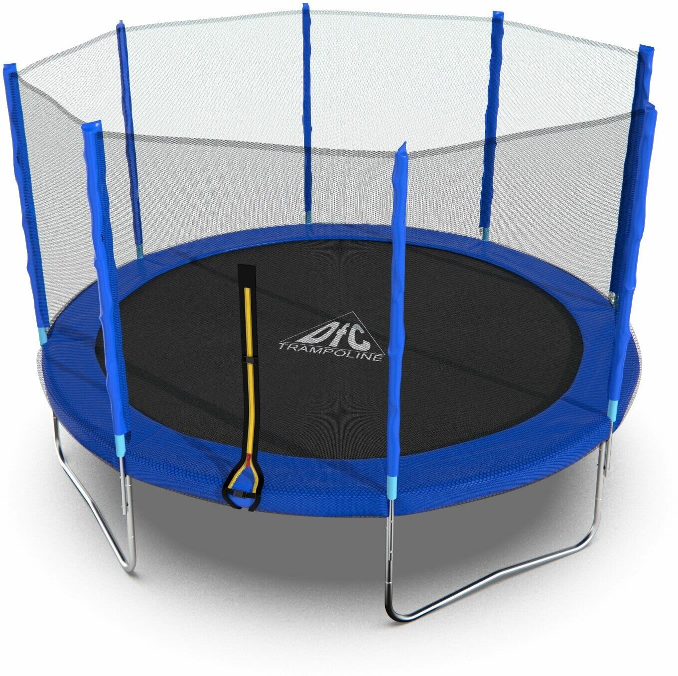 Батут DFC Trampoline Fitness с сеткой 12ft