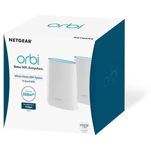 MESH система NETGEAR Orbi AC3000 WiFi 5 (RBK50-100NAS)
