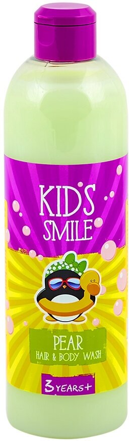 Шампунь и гель для душа KIDS SMILE, детский, Груша, 500 г