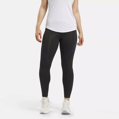 фото Тайтсы reebok id train colorblock, размер m int, черный
