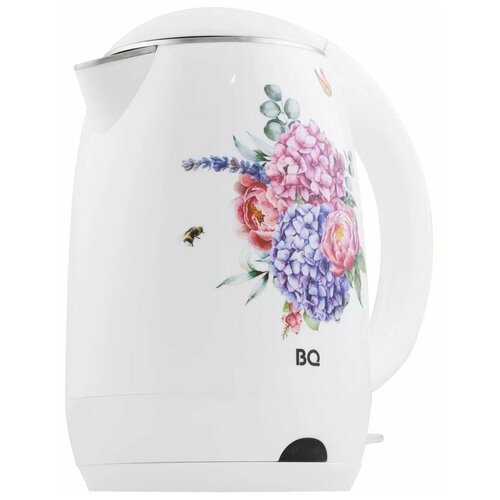 чайник электрический BQ KT1702P Белый-Цветы