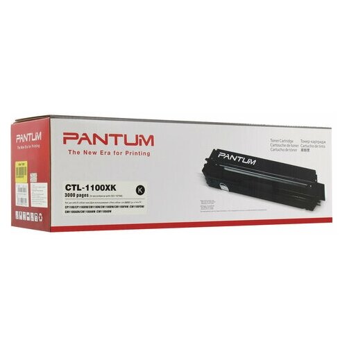 Картридж Pantum Toner cartridge CTL-1100XK for CP1100/CP1100DW/CM1100DN/CM1100DW/CM1100ADN/CM1100ADW/CM1100FDW Black (3000 pages) комплект цветных тонеров pantium cp1100 cm1100 булат ctl 1100xk ctl 1100xc ctl 1100xm ctl 1100xy