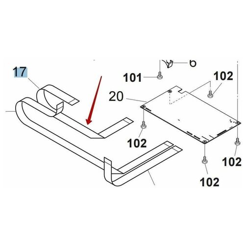 Узел Сканирования Kyocera 302G470550 - Шлейф Сканера (302G470550)