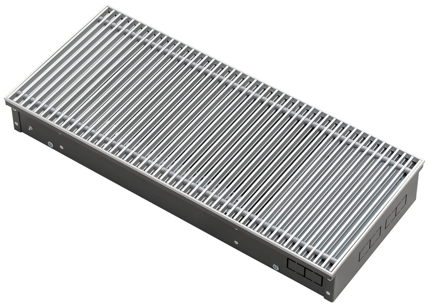 Решётка алюминиевая рулонная для конвектора Techno РРА 250-2200 мм (цвет Серебро) - фотография № 4