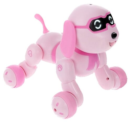 Робот-игрушка радиоуправляемый Собака Charlie ТероПром, 4376318, световые и звуковые эффекты, русская озвучка