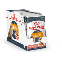 Влажный корм в соусе для кошек Royal Canin Intense Beauty (Интенс бьюти) для здоровья шерсти в возрасте от 1 до 7 лет, 24*0,085 кг