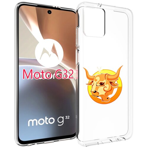 Чехол MyPads знак-зодиака-телец-6 для Motorola Moto G32 задняя-панель-накладка-бампер чехол mypads знак зодиака стрелец 6 для motorola moto g32 задняя панель накладка бампер