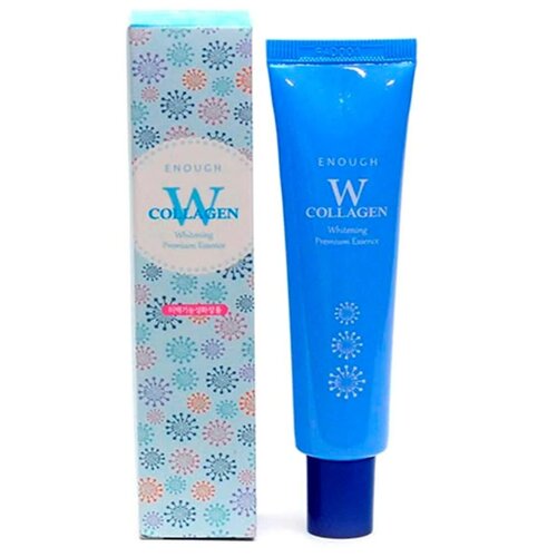 Enough W Collagen Whitening Premium Essence Эссенция для лица осветляющая, 30 мл эссенция для лица осветляющая w collagen whitening premium essence 30мл