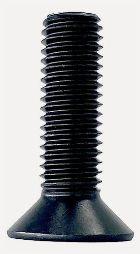 Изображение товара Винт DIN7991 М10х45 с потайной головкой высокопрочный, оксидированный, черный. Шаг резьбы 1,5мм. Кл. пр. 10,9. 50шт.