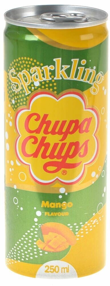 Газированный напиток Chupa Chups Sparkling Mango / Чупа Чупс Манго 250мл (Южная Корея) - фотография № 5