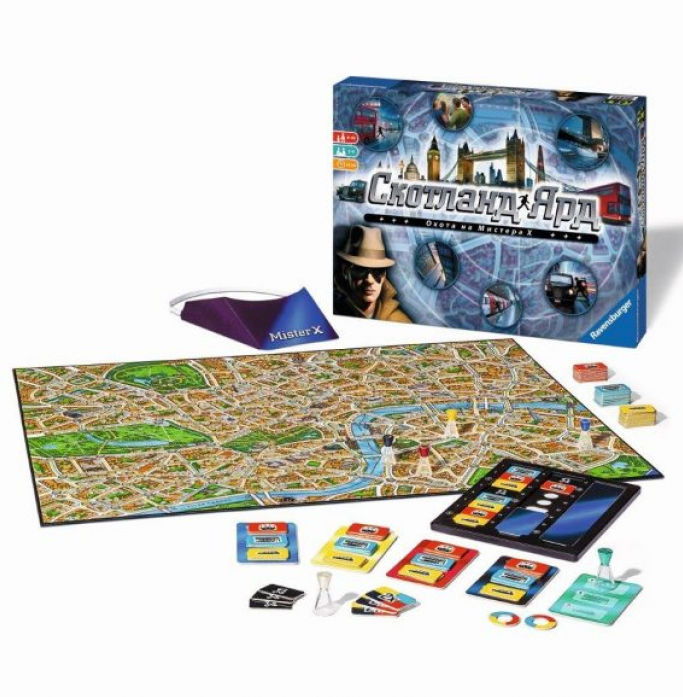 Ravensburger. Настольная игра "Скотланд Ярд" Scotland-Yard русская