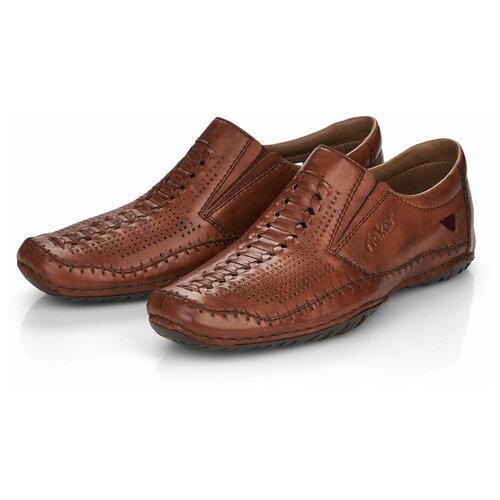 фото Мокасины и топсайдеры (мужские) rieker 06388-24 коричневый 46