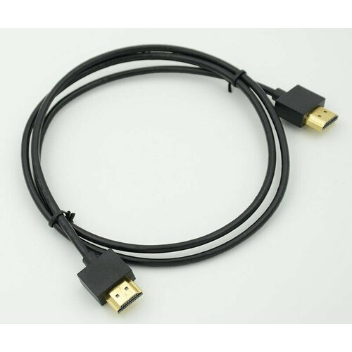 Кабель аудио-видео HDMI (m) - HDMI (m) , ver 1.4, 1м, GOLD, черный кабель аудио видео buro hdmi 2 0 hdmi m hdmi m ver 2 0 1м gold черный [bhp hdmi 2 0 1]