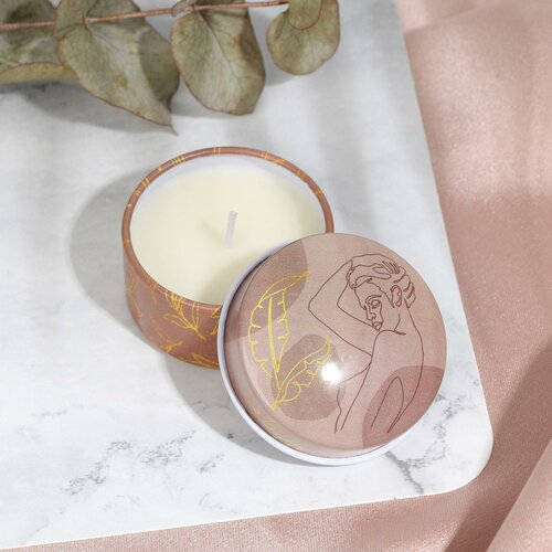 Ароматическая свеча в банке Будь собой 25 х 5 см 376₽