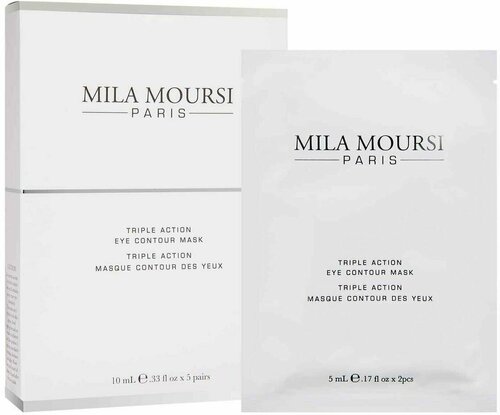 MILA MOURSI Антивозрастная Крио Маска для контура глаз Triple Action Eye Contour Mask