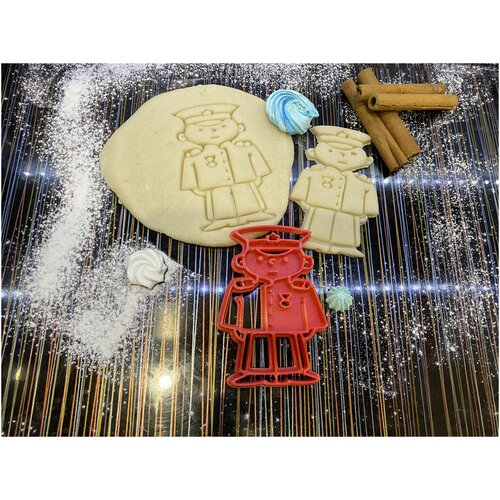 Вырубка для пряников и печенья. Формочка для теста Офицер