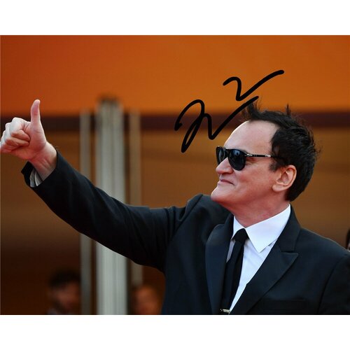 Автограф Квентин Тарантино кинорежисер - Автограф Quentin Tarantino Film Director - Фото с автографом, Подписанная фотография, Автограф знаменитости, Подарок, Автограмма, Размер 20х25 см