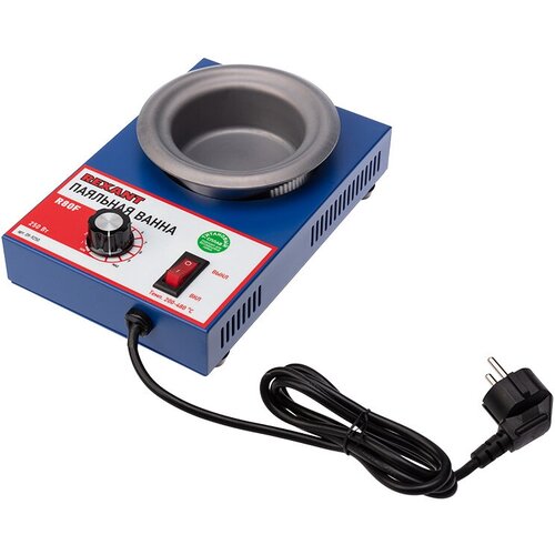 Паяльная ванна модель R80F 250 Вт 80 мм 200-480 C бессвинцовая Rexant 09-9250 3 шт 34805₽