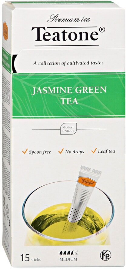 Чай зеленый Teatone с ароматом жасмина 15 пак А-Трейд - фото №14