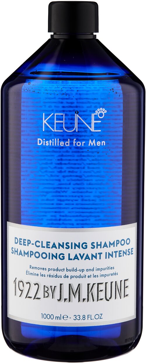 Keune шампунь 1922 for Men Deep-Cleansing, 1000 мл