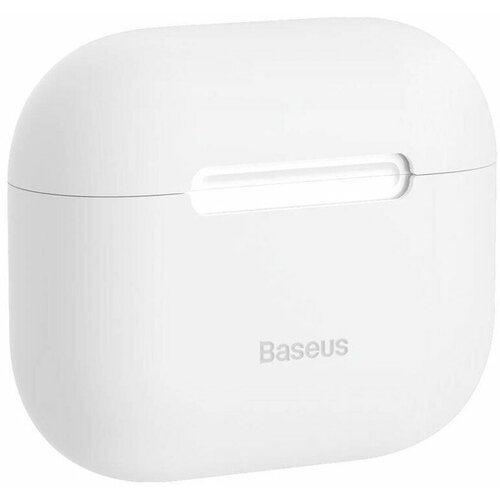 Чехол для наушников Baseus Super Thin Silica Gel Case для Apple AirPods (2021) White (WIAPPOD-CBZ02)