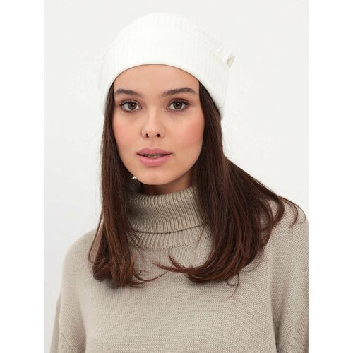фото Шапка бини mom №1, размер 52-58, белый
